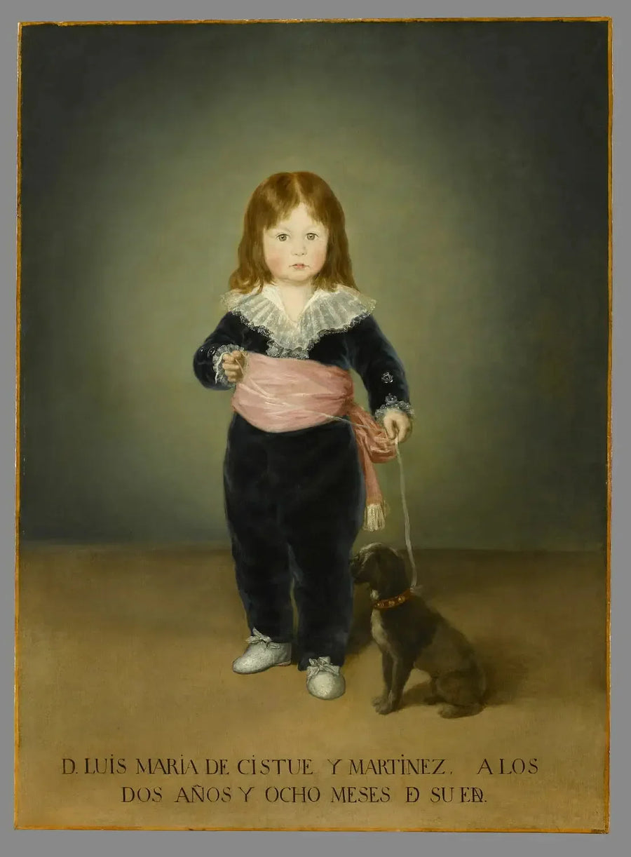 Luis María de Cistué Martínezin muotokuva - Francisco de Goya