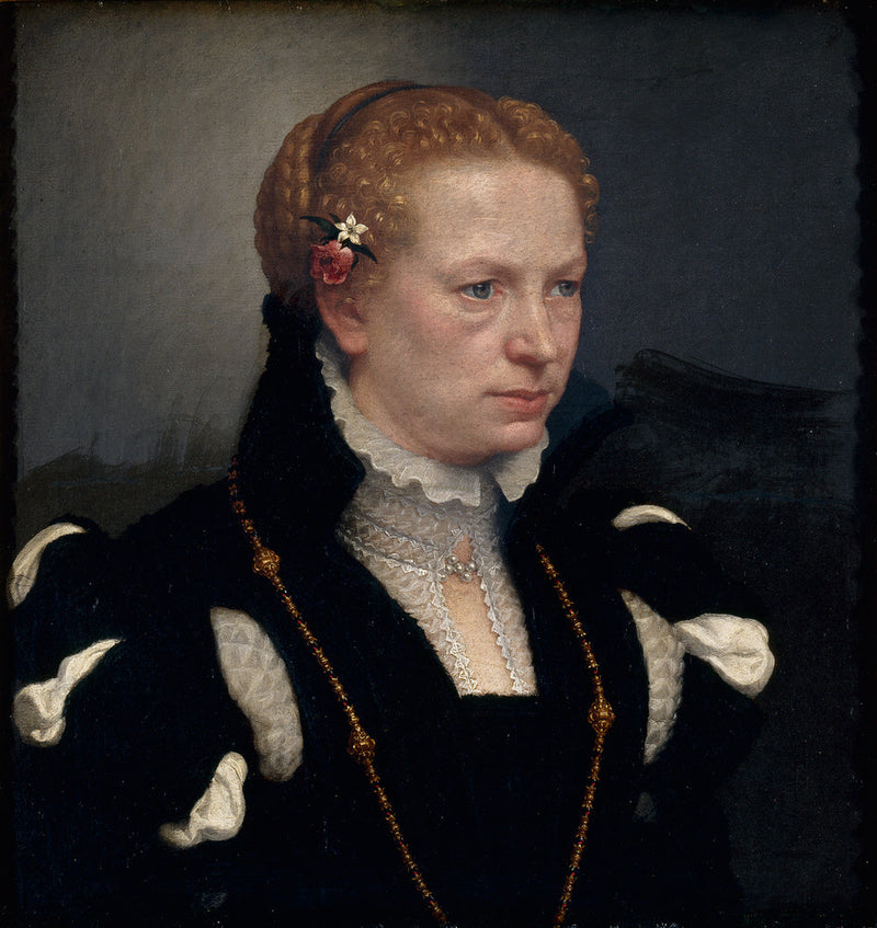 Luisa Vertova Agostin muotokuva - Giovanni Battista Moroni