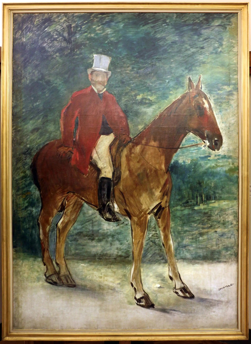 Herra Arnaud ratsastamassa - Édouard Manet