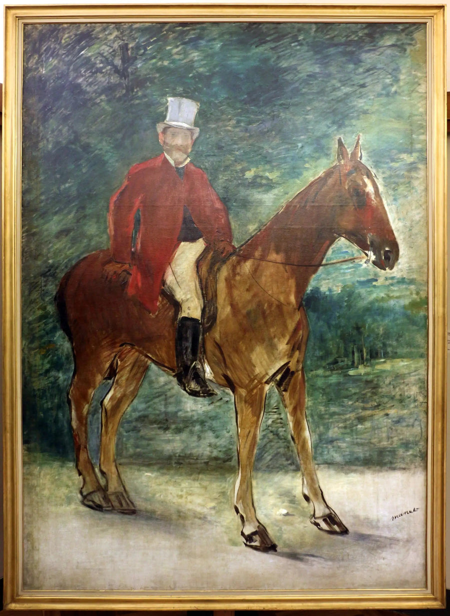 Herra Arnaud ratsastamassa - Édouard Manet