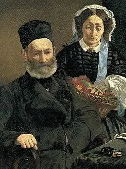 M. ja Mme Auguste Manetin muotokuva - Édouard Manet