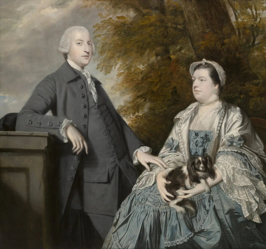 Herra ja Rouva Godfrey Wentworthin muotokuva - Joshua Reynolds