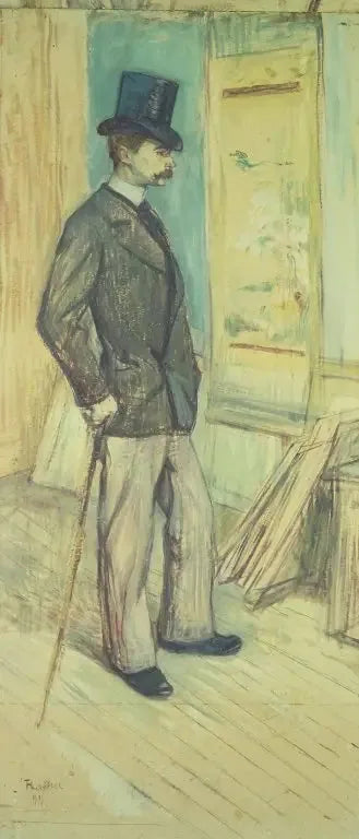 Herra Paul Sescau'n muotokuva (Herra Paul Sescau'n muotokuva) - Henri de Toulouse-Lautrec