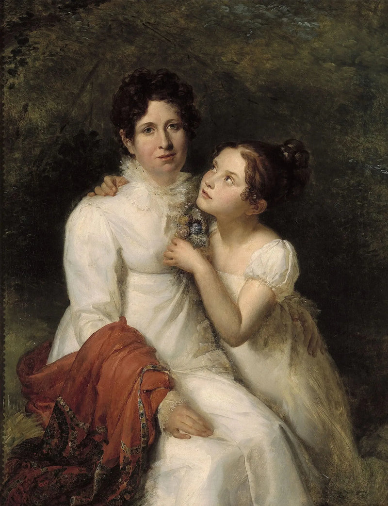 Madame Bauquin Du Boulayn ja hänen sisarentyttärensä Mademoiselle Bauquin de La Souche - François Gérard
