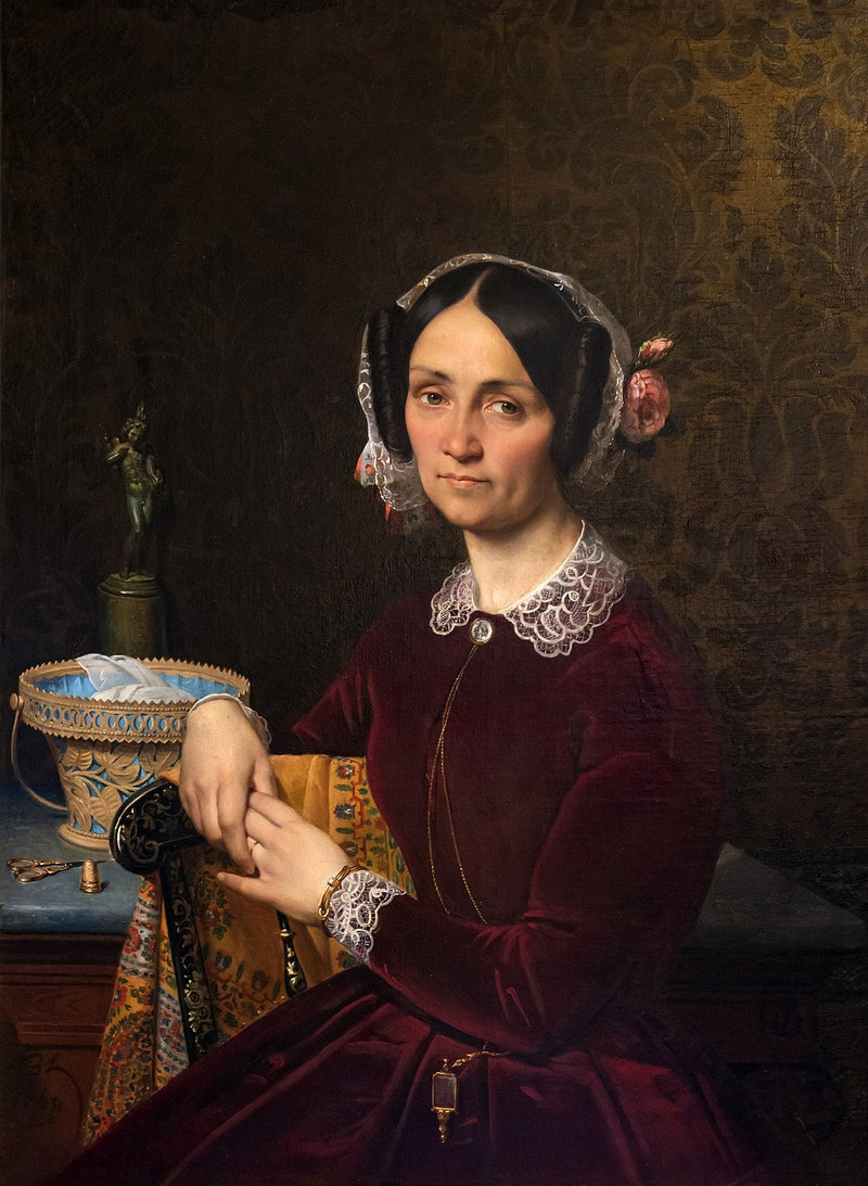 Portrait de Madame Blondel - Merry-Joseph Blondel