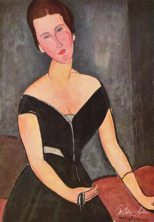 Portrait de Madame Cécile Van Muyden - Amedeo Modigliani - Reproductions de tableaux et peintures haut de gamme