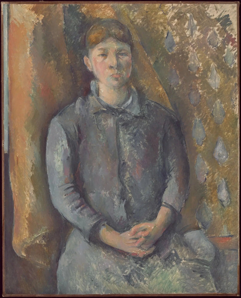Rouva Cézannen muotokuva - Paul Cézanne