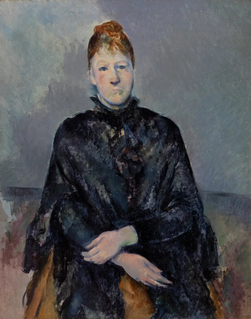 Rouva Cézannen muotokuva - Paul Cézanne