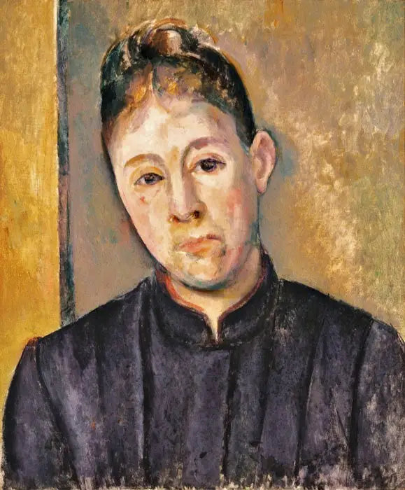 Rouva Cézannen muotokuva - Paul Cézanne