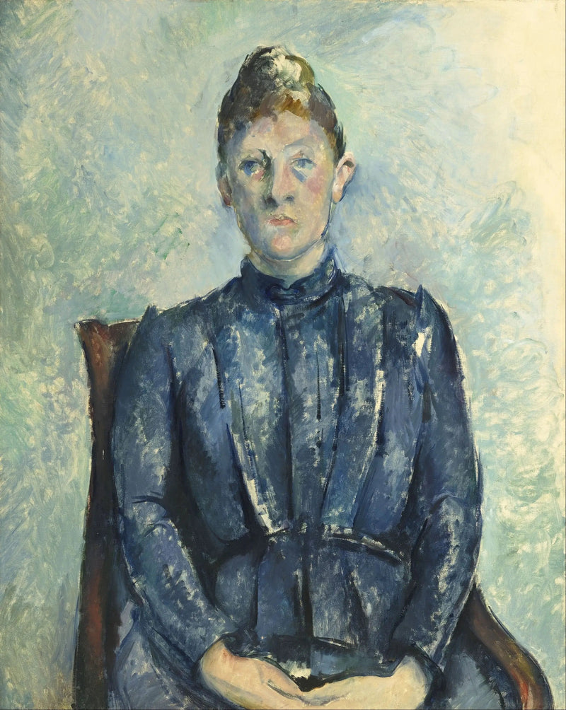 Rouva Cézannen muotokuva - Paul Cézanne