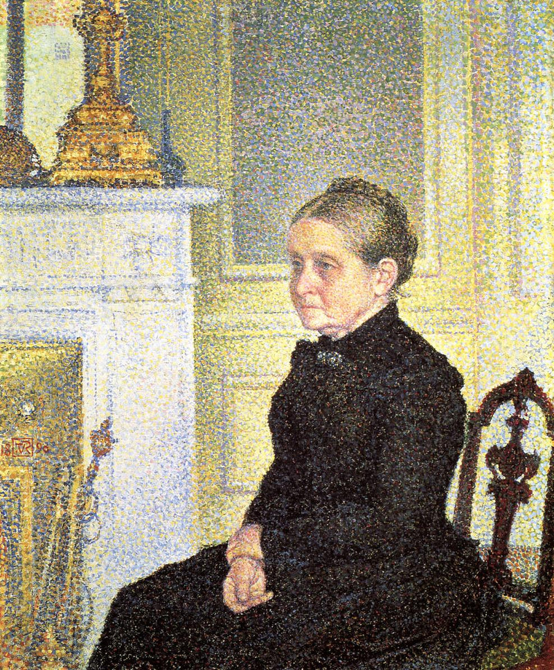 Madame Charles Maus - Théo van Rysselberghe - Muotokuva
