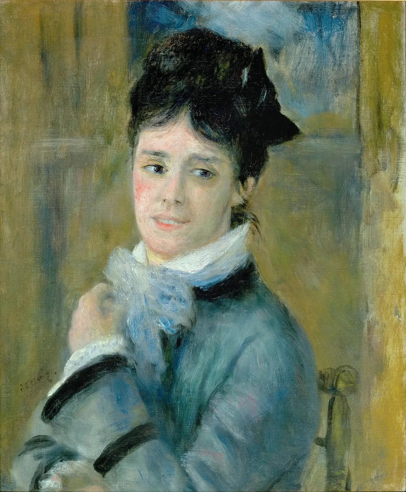 Madame Claude Monetin muotokuva - Pierre-Auguste Renoir