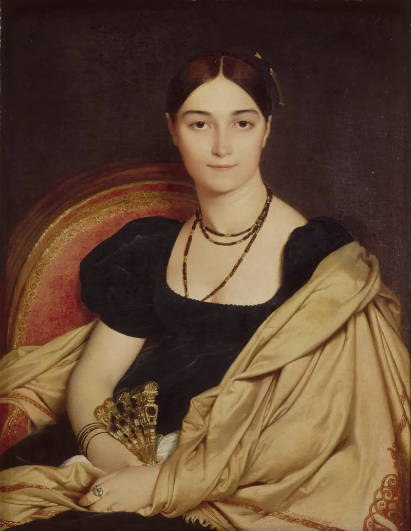 Madame Duvauceyn muotokuva - Jean-Auguste-Dominique Ingres