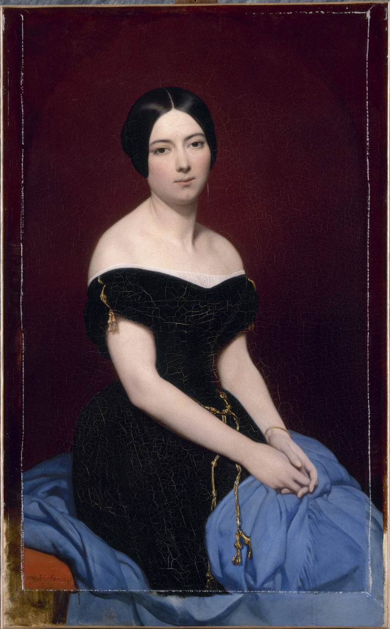 Madame Edouard Caillardin muotokuva - Ary Scheffer