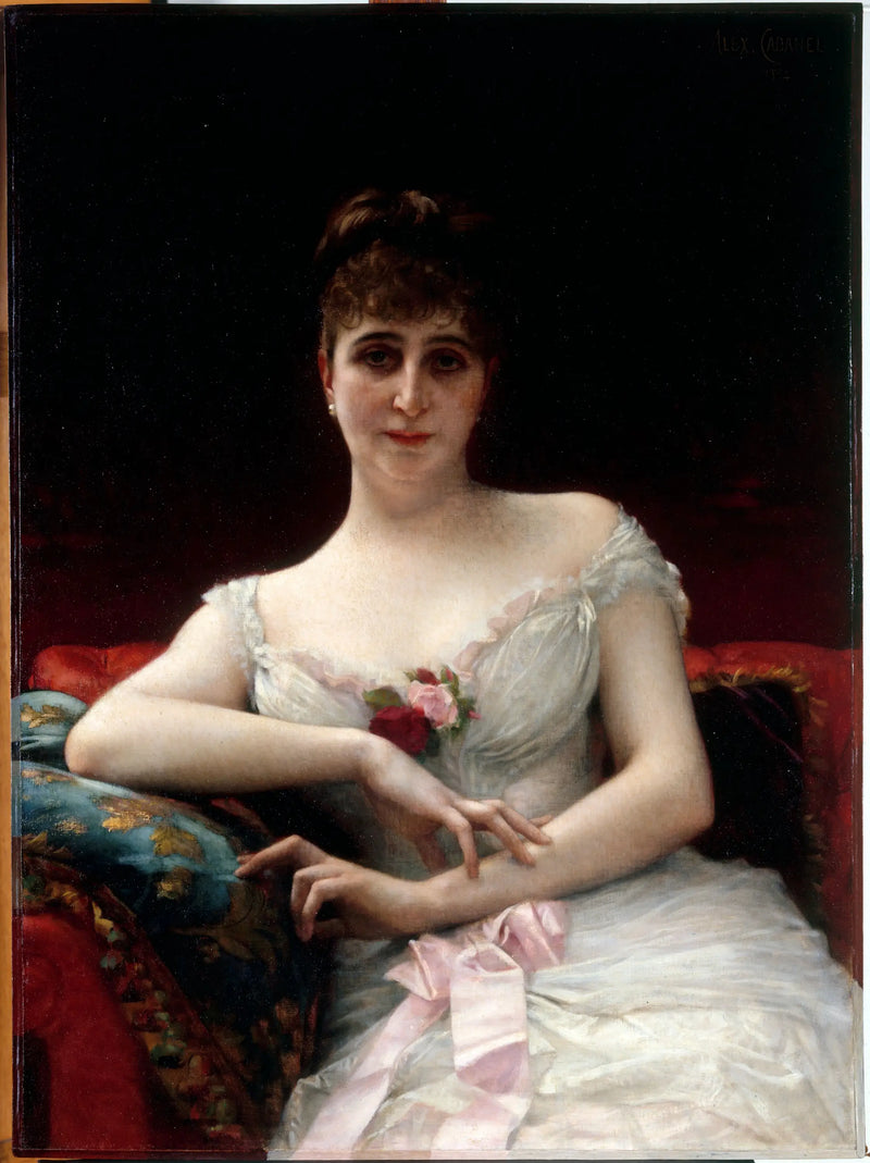 Madame Edouard Hervé - Alexandre Cabanelin muotokuva
