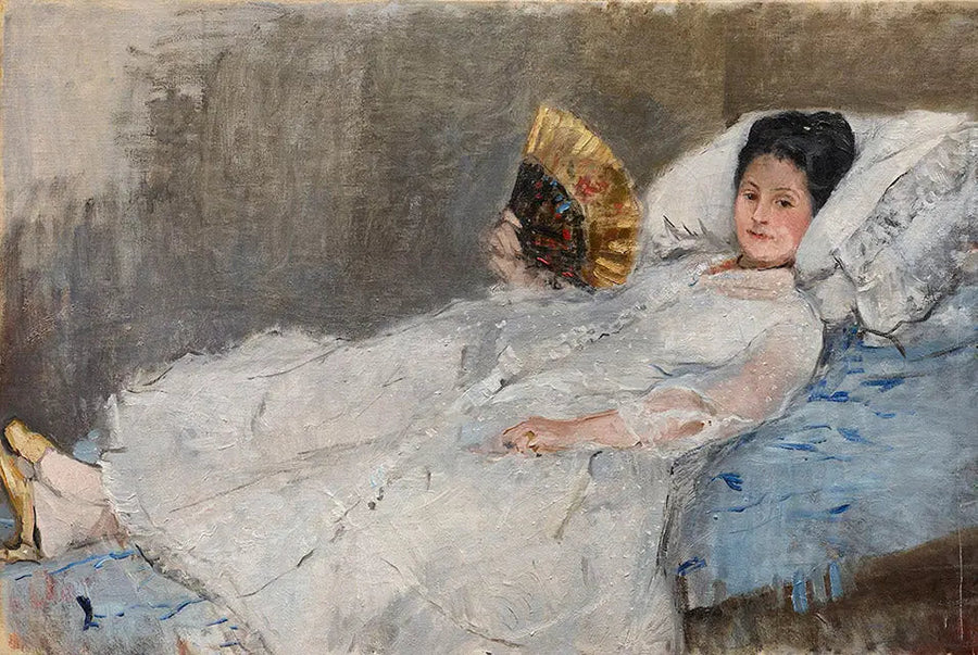Madame Hubbardin muotokuva - Berthe Morisot