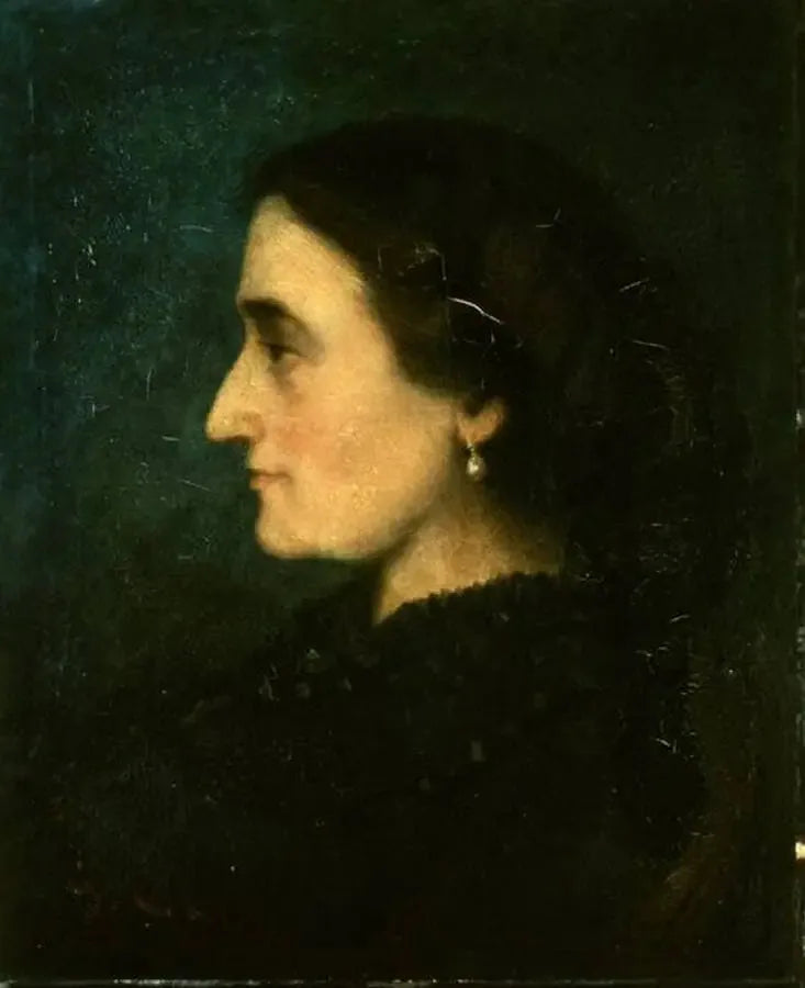 Madame Joliclerin profiilikuva - Gustave Courbet