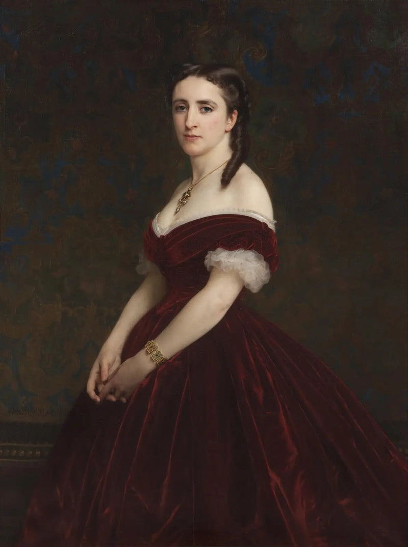 Madame de Chabrolin viipurin muotokuva - Bouguereau