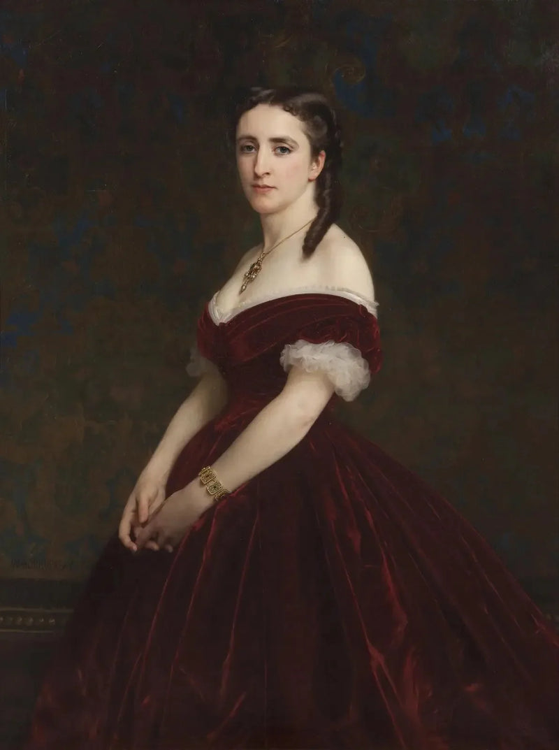 Madame de Chabrolin viipurin muotokuva - Bouguereau