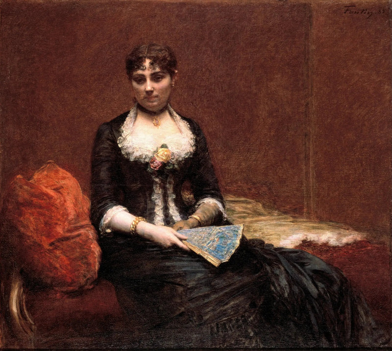 Madame Léon Maître - Henri Fantin-Latour muotokuva