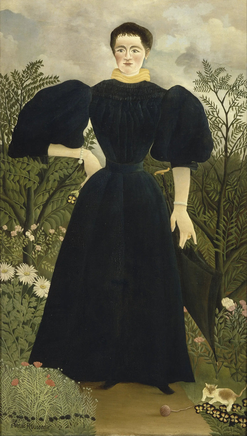 Madame M.:n muotokuva - Henri Rousseau