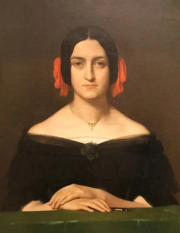 Madame Oudiné - Hippolyte Flandrinin muotokuva