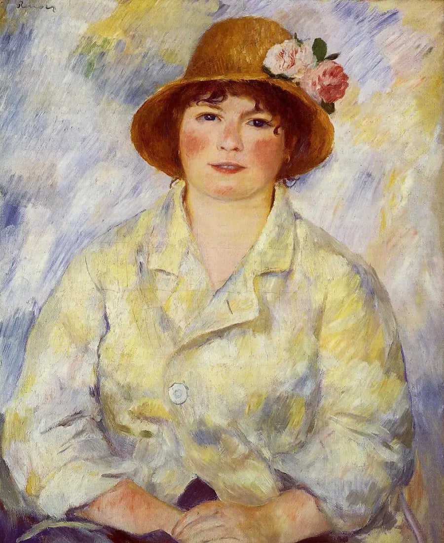 madame Renoirin muotokuva - Pierre-Auguste Renoir