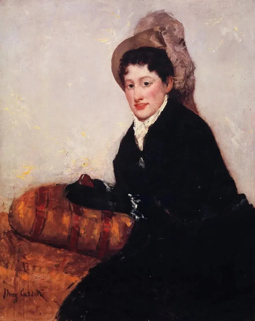 Aamupäivän asuinen Madame X:n muotokuva - Mary Cassatt