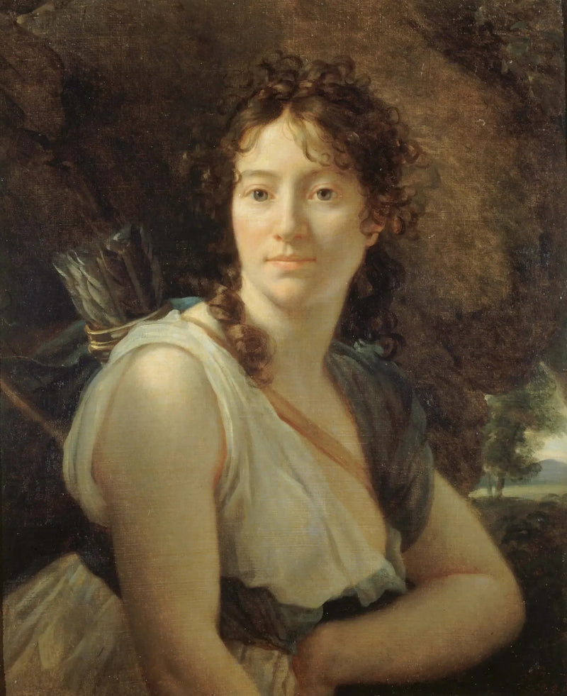 Muotokuva neiti Duchesnoisista (1777-1835), Comédie-Française:n jäsen, Didon-roolissa - François Gérard