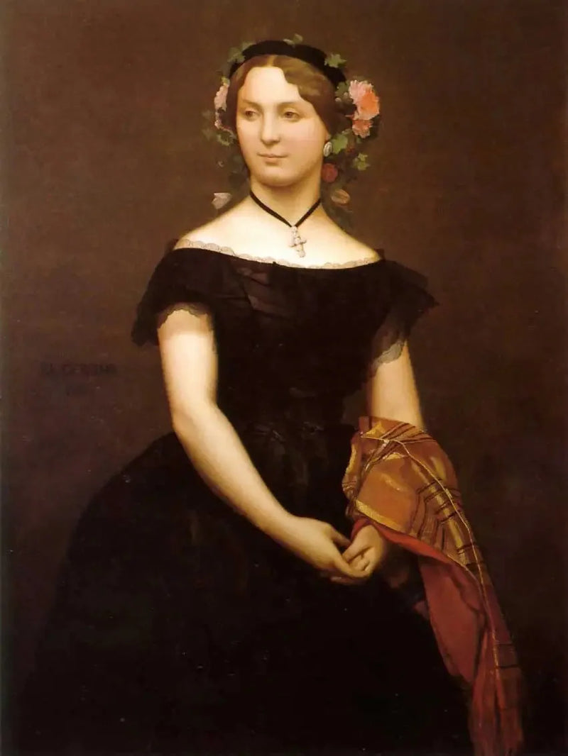 Neiti Durandin muotokuva - Jean-Léon Gérôme