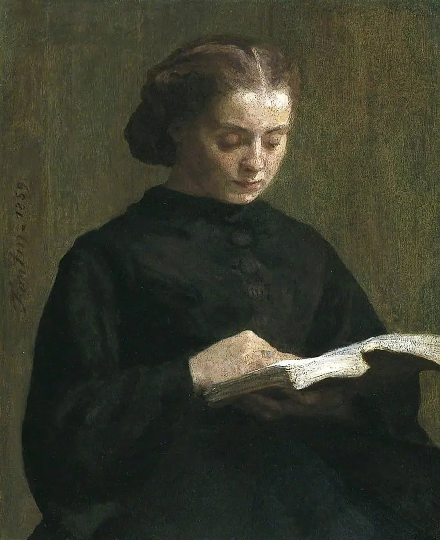 Mademoiselle Marie Fantin-Latour - Henri Fantin-Latourin muotokuva