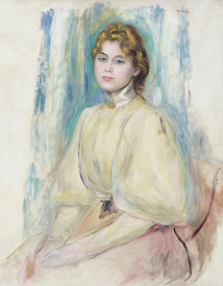 Neiti Yvonne Lerollen muotokuva - Pierre-Auguste Renoir