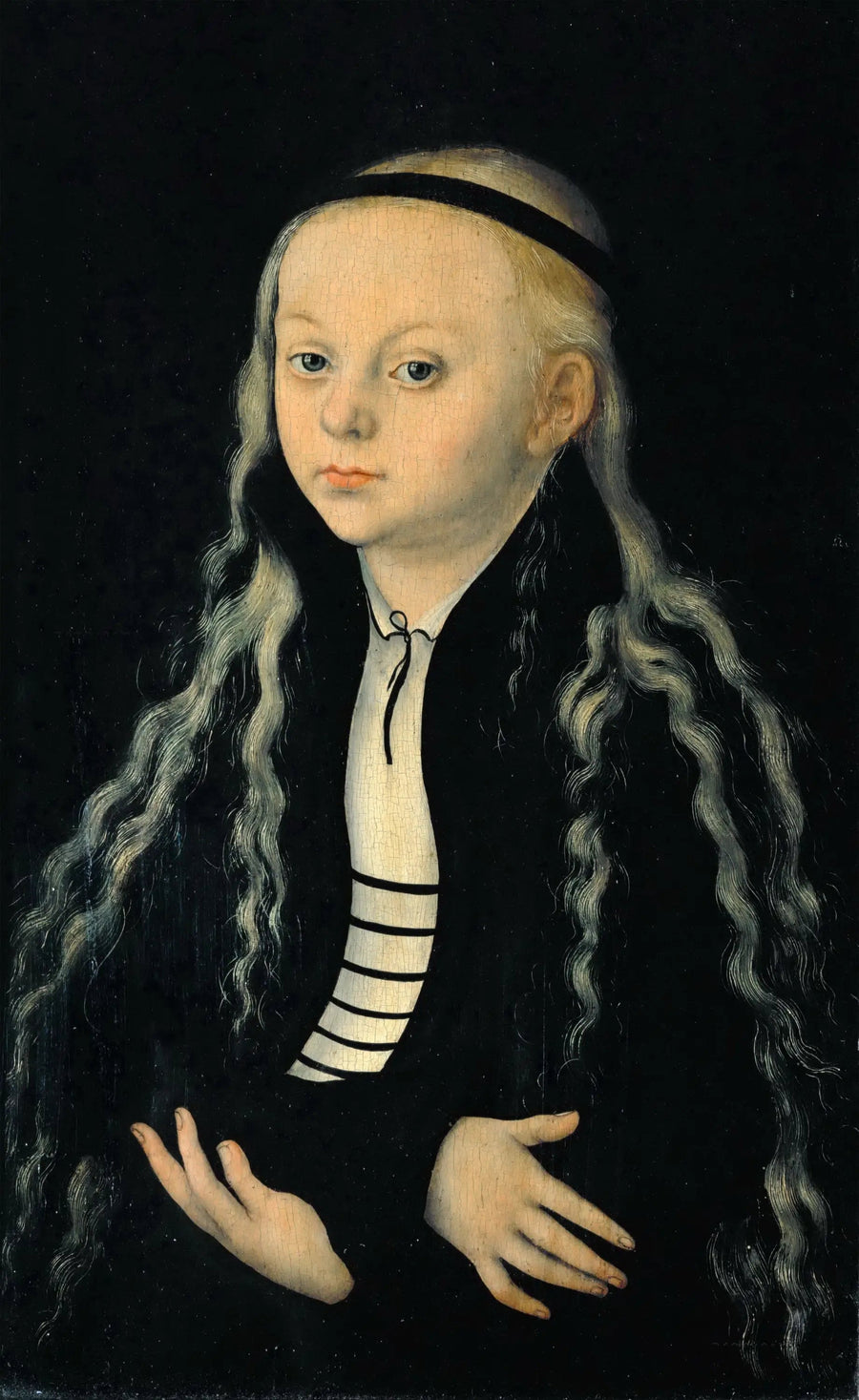 Magdalena Lutherin muotokuva, reformisti Martin Lutherin tytär - Lucas Cranach vanhempi