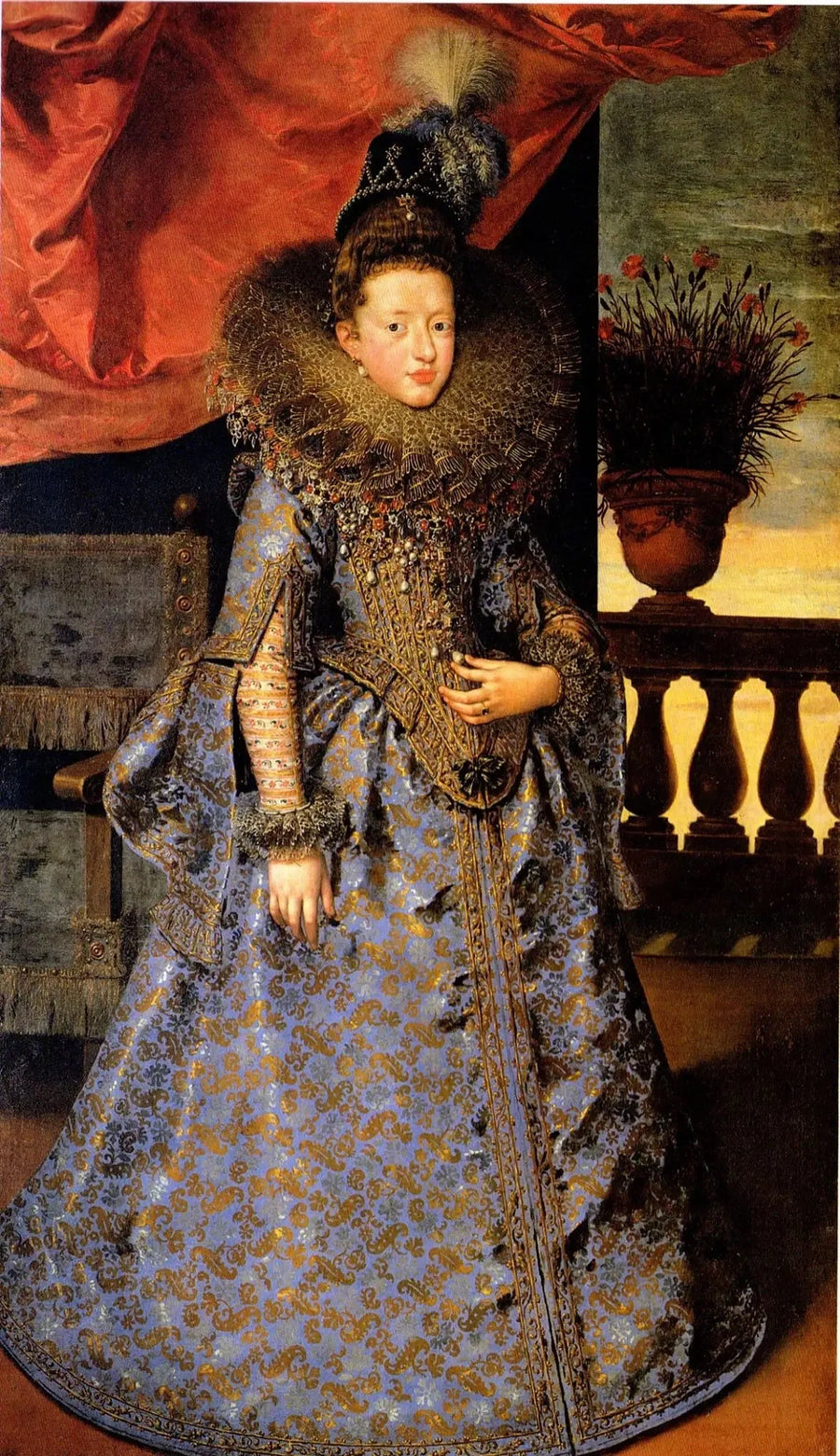 Margheritan Gonzagan (1591–1632) muotokuva - Frans Pourbus nuorempi