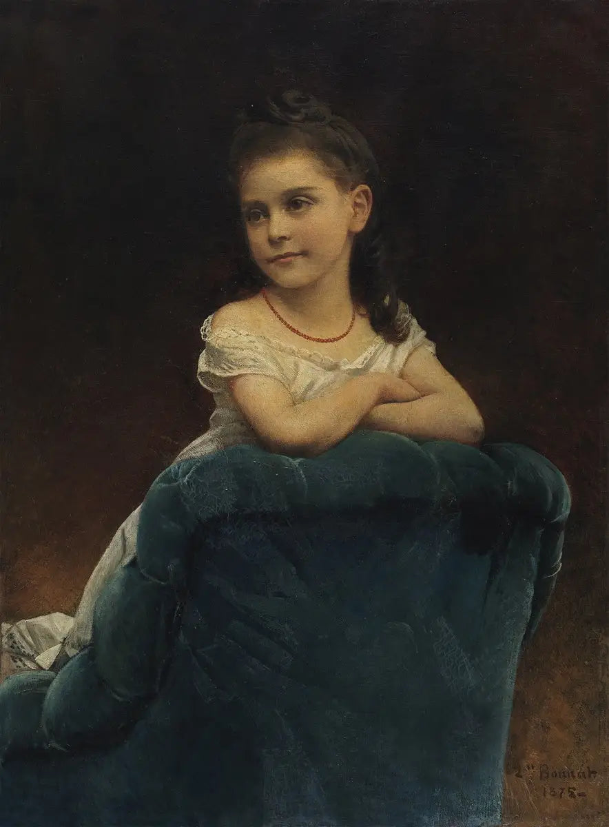 Portrait de Marguerite Franchetti - Léon Bonnat image 1 reproduction de peinture à l’huile