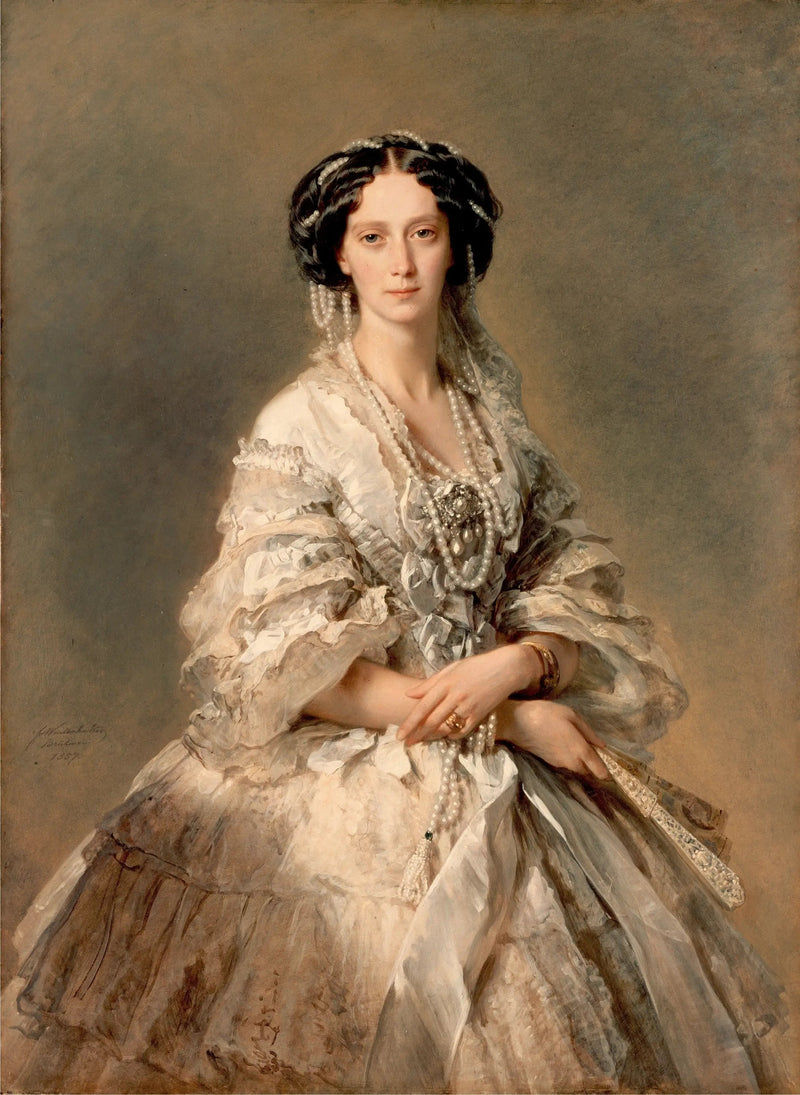 Maria Alexandrovnan muotokuva - Franz Xaver Winterhalter