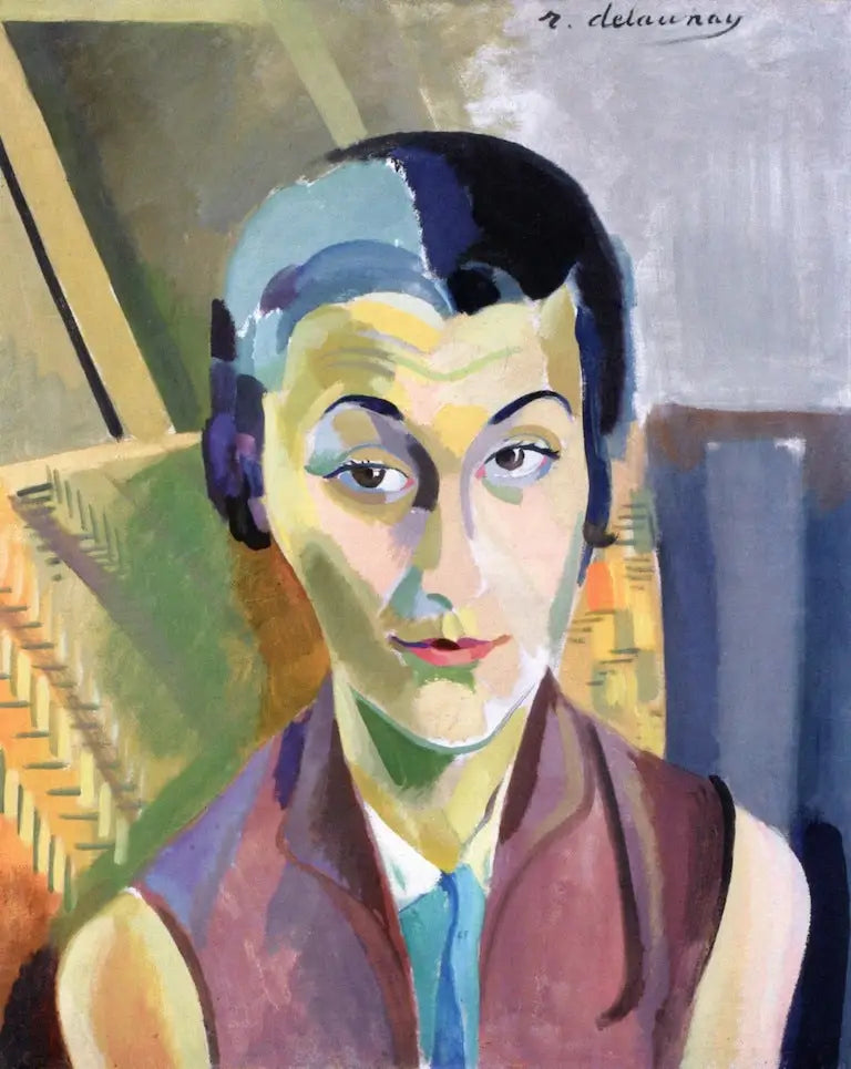 Maria Lani muotokuva - Robert Delaunay