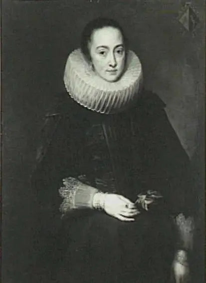 Maria Nutiuksen muotokuva (-), Jacob de Witten (1591-1631) vaimo, noin 1618-1619 - Antoine van Dyck