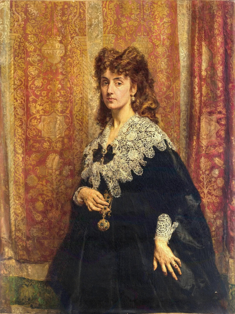 Maria Pusłowska (1845-1926) - Jan Matejko - Muotokuva