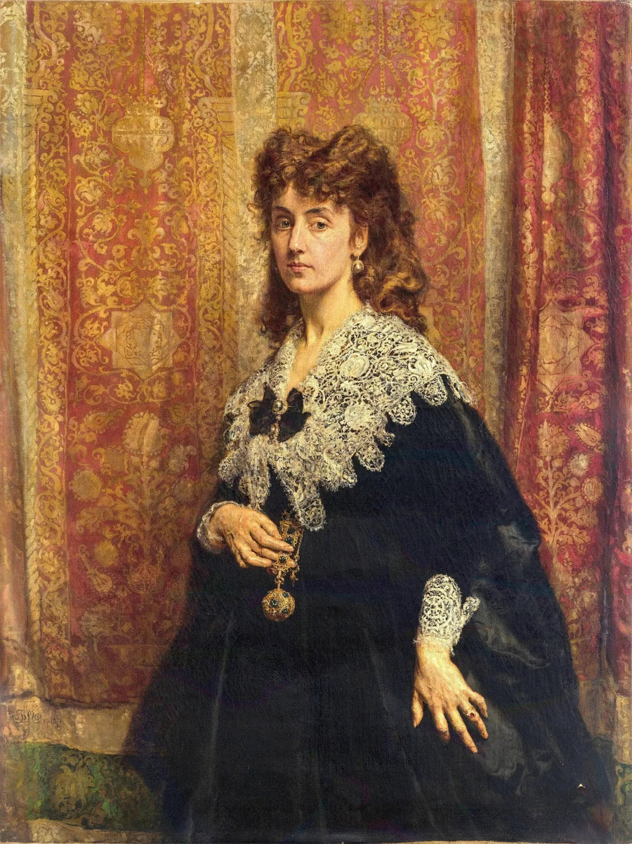 Maria Pusłowska (1845-1926) - Jan Matejko - Muotokuva