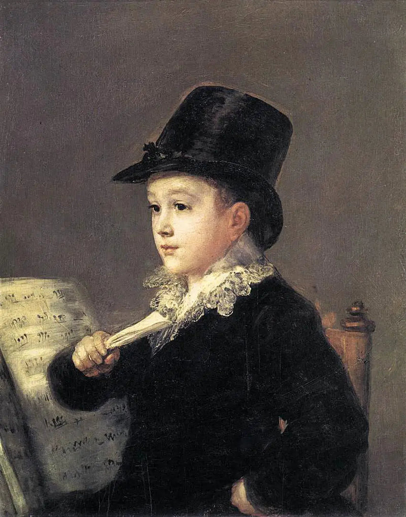 Mariano Goyan muotokuva, taiteilijan pojanpoika - Francisco de Goya