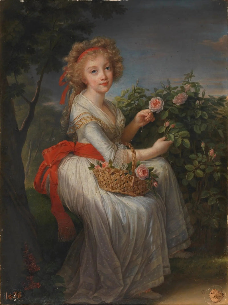 Marie-Christinen ja Sisilian ja Napolin muotokuva - Elisabeth Vigeé Le Brun