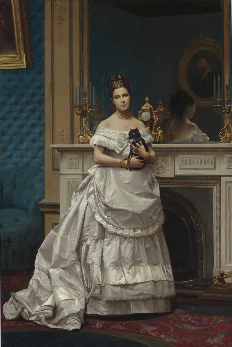 Marie Gérôme - Jean-Léon Gérôme muotokuva