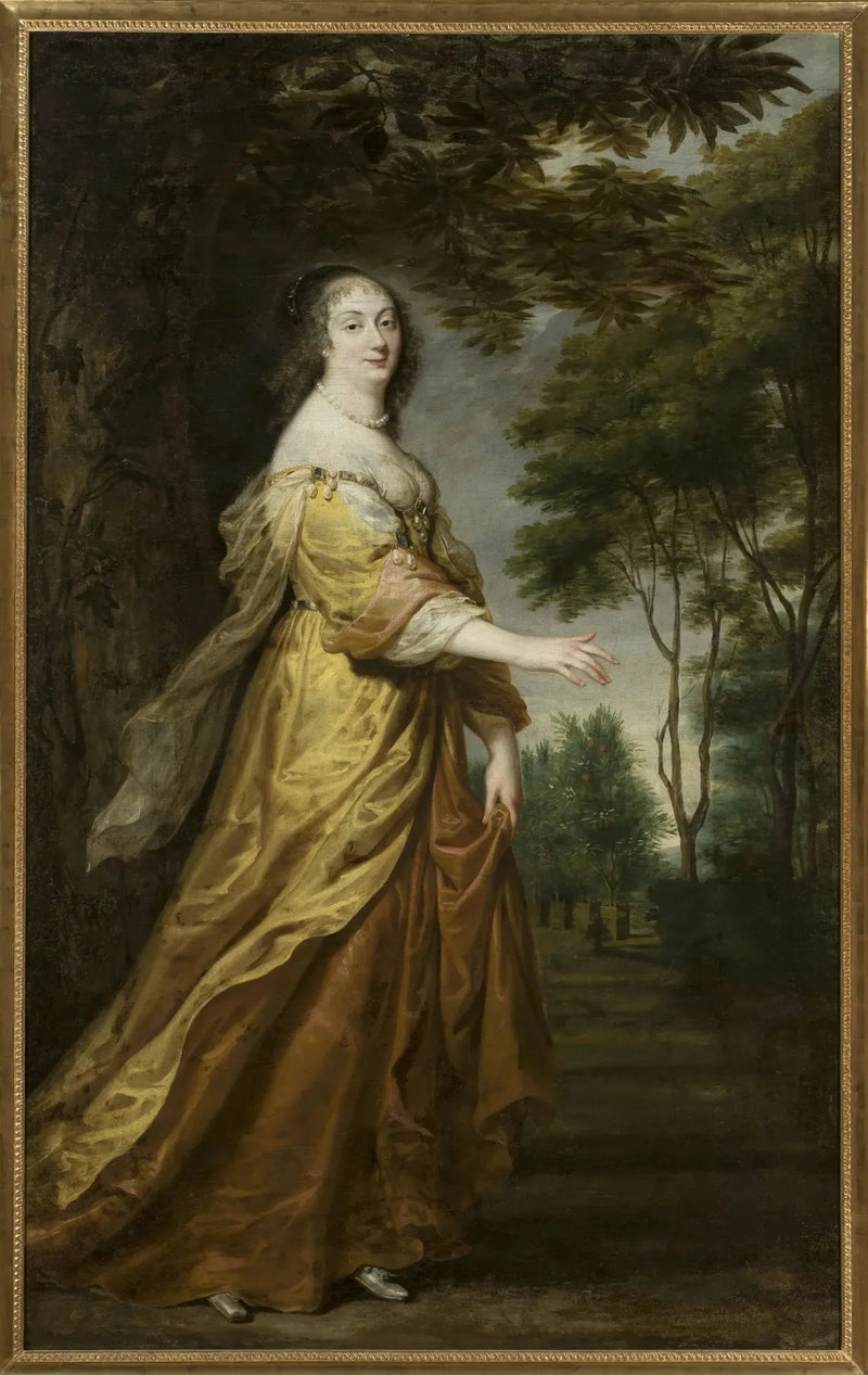 Marie Louise Gonzague de Neversin muotokuva. - Juste d'Egmont