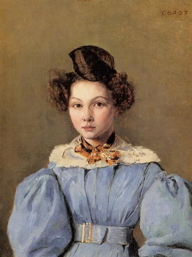 Marie-Louise Laure Sennegon - Jean-Baptiste Camille Corotin muotokuva