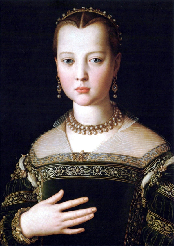 Marie de Médicis - Bronzino - Muotokuva