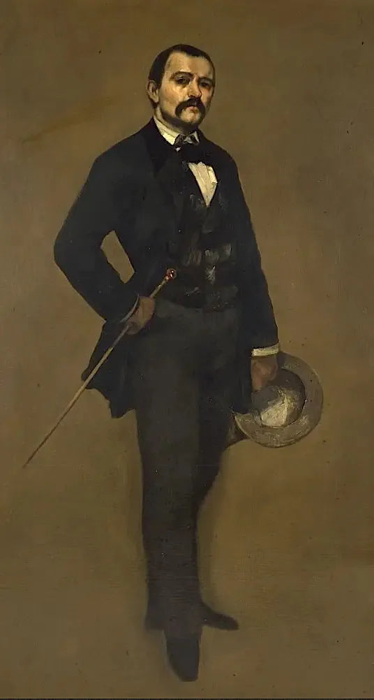 Max Buchonin muotokuva - Gustave Courbet