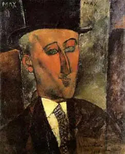Max Jacobin muotokuva - Amedeo Modigliani