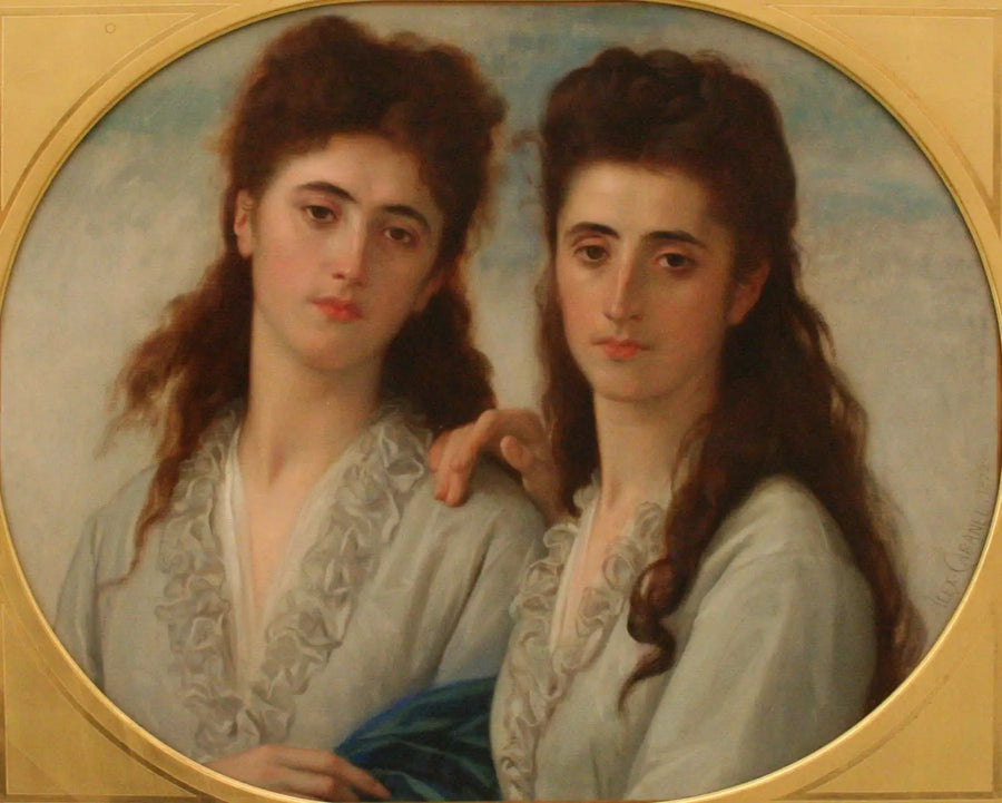 Muotokuvia neideistä Sophie ja Berthe Cabanel - Alexandre Cabanel