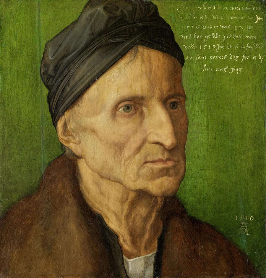 Michael Wolgemutin muotokuva - Albrecht Dürer